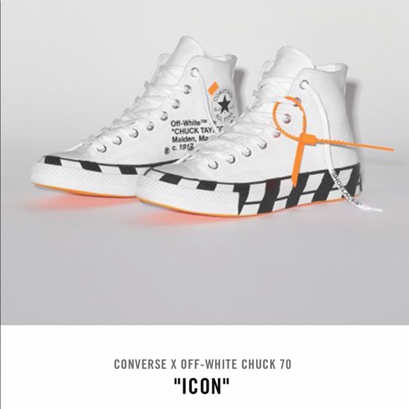 off white converse poshmark